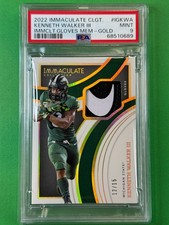 Luvas KENNETH WALKER 2022 Immaculate Collegiate 12/15 novato OURO PSA 9 #IGKWA, usado comprar usado  Enviando para Brazil