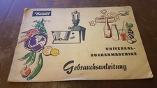 Gebrauchsanleitung komet unive gebraucht kaufen  Jüterbog