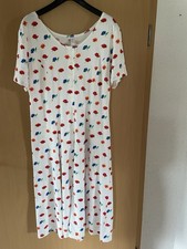 Midi kleid weiß gebraucht kaufen  Küstrin-Kietz