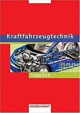 Kraftfahrzeugtechnik tabellen  gebraucht kaufen  Berlin