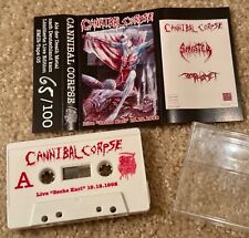 CANNIBAL CORPSE “LIVE ZECHE KARL 1992” ORIGINAL LIVE CASSETTE TAPE segunda mano  Embacar hacia Argentina