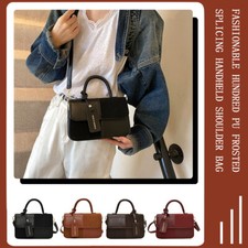 Bolsa de ombro feminina mini bolsa quadrada couro ecológico bolsa satchel trabalho bolsa de viagem comprar usado  Enviando para Brazil