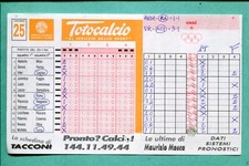 Schedina totocalcio novara usato  Molfetta