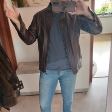 Lederjacke herren braun gebraucht kaufen  Mücke