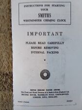 Smiths vintage westminster for sale  IRVINE