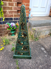 Pyramid wood. trinket for sale  LOUGHBOROUGH