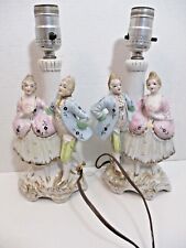 Abajures de mesa de cabeceira Fairyland Japão casal vitoriano porcelana pintados à mão vintage comprar usado  Enviando para Brazil