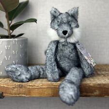 Usado, Jellycat Wilderness Woodlander Wolf - Lobo médio fofo cinza - Olhos azuis 15" comprar usado  Enviando para Brazil