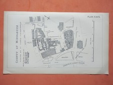 1898 antique map for sale  STAFFORD