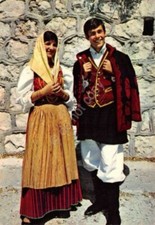 Cartolina sardegna costumi usato  Milano