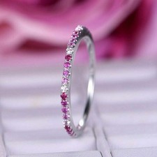 Round pink sapphire for sale  GLASGOW