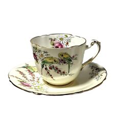 Xícara de chá e pires Paragon Princesa Nascimento de Margaret Rose Birds floral amarelo 1930 comprar usado  Enviando para Brazil