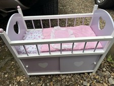 Dolls cot sliding for sale  MELKSHAM
