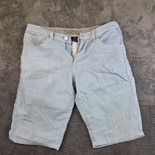 Shorts de verão masculino NSN tamanho 33 azul algodão com zíper mosca ajuste fino design de 5 bolsos comprar usado  Enviando para Brazil
