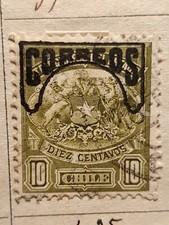 Centavos cile francobollo usato  Italia