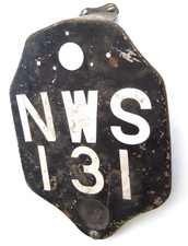 Placa de matrícula traseira 1950’s/60’s - Várias motocicletas britânicas vintage, usado comprar usado  Enviando para Brazil