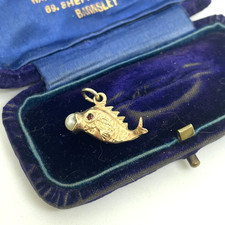 9ct gold fish for sale  MANCHESTER