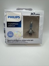 Pacote com 2 lâmpadas para faróis Philips H7 CVPS2 CrystalVision platina caixa aberta comprar usado  Enviando para Brazil