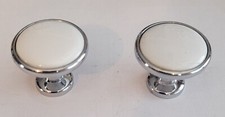 Chrome knobs ceramic for sale  Warrington
