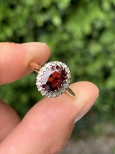 antique garnet ring for sale  BRIGHTON