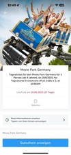Gebraucht, Eintrittskarten moviepark gebraucht kaufen  Köln