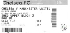 Chelsea manchester united for sale  RUISLIP