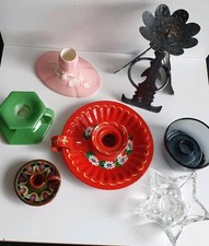 Collection candlesticks candle for sale  REDDITCH