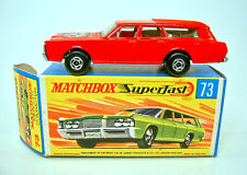 Matchbox SF Nr. 73A Mercury Station Wagon rot breite Räder mit Tankdeckel in Box, usado comprar usado  Enviando para Brazil