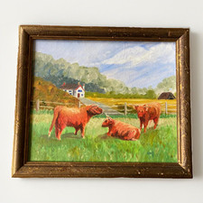 Vintage oil painting for sale  LONDON