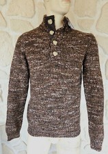 Pull marron laine d'occasion  Courville-sur-Eure
