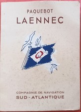 1952 brochure paquebot d'occasion  Pomarez
