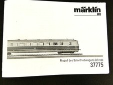 Märklin beschreibung betriebs gebraucht kaufen Märklin beschreibung betriebs gebraucht kaufen  Karlsruhe