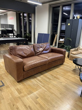 Genuine leather brown for sale  LONDON