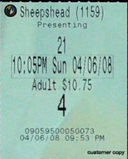 Movie ticket stub for sale  Minneapolis