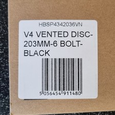 Hope 203mm vented for sale  CARLISLE