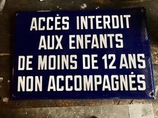 Plaque émaillée ancienne d'occasion  Briis-sous-Forges