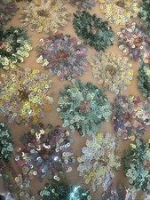 Anthropologie sequin flower for sale  LYMINGTON