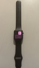 Apple Watch Series 3 38mm, estojo de alumínio com pulseira de silicone preta comprar usado  Enviando para Brazil