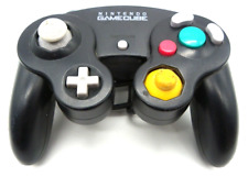 Controle com fio Nintendo Gamecube DOL003 preto original do fabricante comprimento do cabo 6 pés comprar usado  Enviando para Brazil