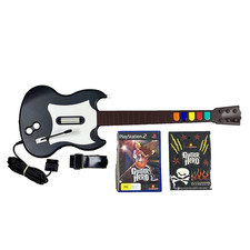 Adesivos de jogo Guitar Hero PS2 Gibson SG controle PlayStation 2 PAL preto branco comprar usado  Enviando para Brazil