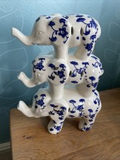 Ceramic stacking elephants for sale  FELTHAM