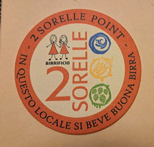 Sottobicchiere birra sorelle usato  Genova
