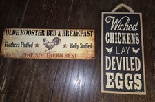 Cute chicken signs for sale  Albany