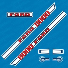 Conjunto de decalques de substituição compatível com kit de adesivos Ford 8000 Tractor (1968) comprar usado  Enviando para Brazil