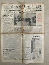 Original wwii news for sale  GOOLE