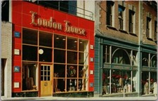 Cartão postal publicitário c1950s PORTLAND, Oregon LONDON HOUSE loja de roupas masculinas comprar usado  Enviando para Brazil