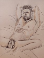 Aquarelle homme d'occasion  Sigean