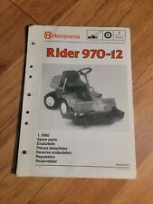 Husqvarna rider 970 for sale  Marshfield