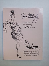 Milady adam 1962 for sale  Sacramento