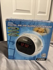 Rádio despertador digital AM/FM Coby CR-A56 novo caixa aberta comprar usado Rádio despertador digital AM/FM Coby CR-A56 novo caixa aberta comprar usado  Enviando para Brazil